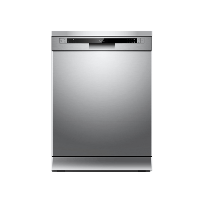Midea Dishwasher 12Place, 7Programs, 2Shelves, Silver - WQP125201CSEG - Image 2