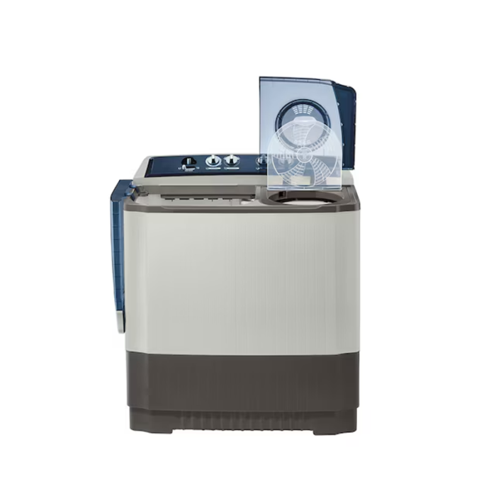 ⁦غسالة LG بحوضين سعة 10.5 كغ – أبيض – صناعة تايلندية – WTT1108OW⁩ - الصورة ⁦3⁩