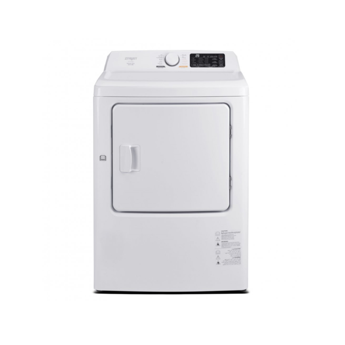 ⁦زي.ترست مجفف  12 كجم، 10 برامج، - أبيض -ZTLD05⁩ - الصورة ⁦3⁩