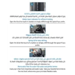 ⁦غلاية مياه فيليبس 2200 واط ، سعة 1.7 لتر ، قاعدة دوارة 360 درجة ، التشغيل/الإيقاف التلقائي ، فلتر قابل للإزالة ، رمادي فحمي HD931490⁩ - الصورة ⁦4⁩