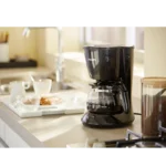 ⁦ماكينة قهوة امريكي فيليبس ، بالتنقيط بسعة 7 أكواب 750 واط، 0.6 لتر ، أسود HD743220⁩ - الصورة ⁦4⁩